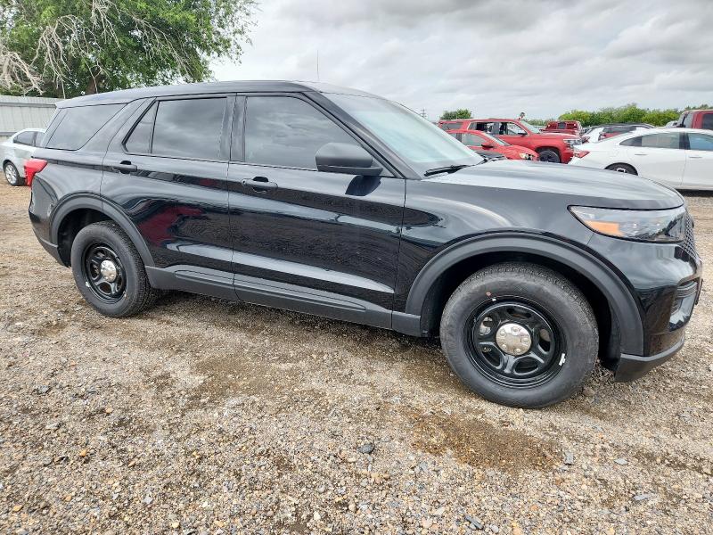 1FM5K8AB6PGC01459 - 2023 FORD EXPLORER POLICE INTERCEPTOR BLACK photo 4