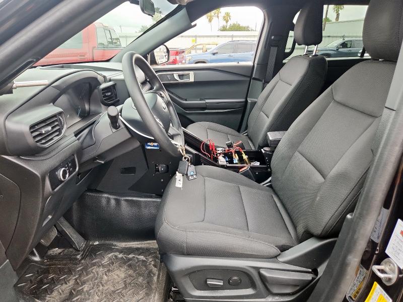 1FM5K8AB6PGC01459 - 2023 FORD EXPLORER POLICE INTERCEPTOR BLACK photo 7