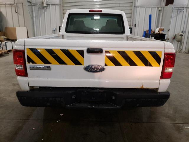 1FTYR10D77PA03352 - 2007 FORD RANGER WHITE photo 6