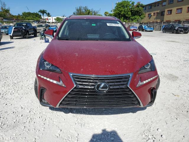 JTJAARBZ4L5011167 - 2020 LEXUS NX 300 BASE წითელი ფოტო 5