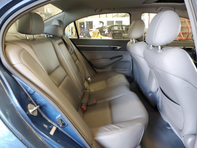 2HGFA16969H509457 - 2009 HONDA CIVIC EXL BLUE photo 10