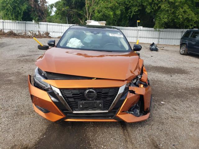 3N1AB8DV4NY284722 - 2022 NISSAN SENTRA SR ORANGE photo 5