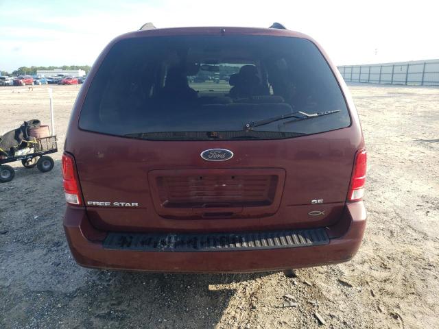 2FMZA51616BA15596 - 2006 FORD FREESTAR SE RED photo 6