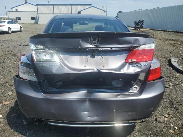 1HGCR2F58FA234344 - 2015 HONDA ACCORD SPORT GRAY photo 6