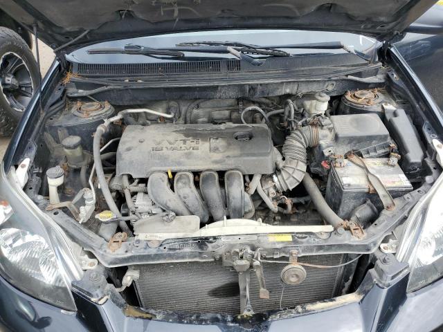 2T1KR32E28C717882 - 2008 TOYOTA COROLLA MA XR BLACK photo 11