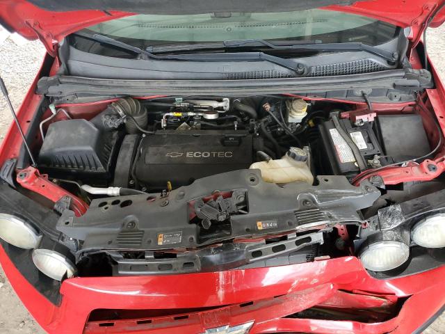 1G1JA6SH3F4149424 - 2015 CHEVROLET SONIC LS 红色 照片 11