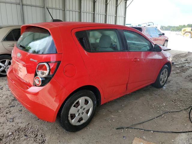 1G1JA6SH3F4149424 - 2015 CHEVROLET SONIC LS 红色 照片 3