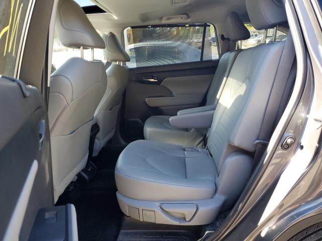 5TDGZRBH5NS584122 - 2022 TOYOTA HIGHLANDER XLE ნაცრისფერი ფოტო 6