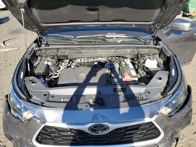 5TDGZRBH5NS584122 - 2022 TOYOTA HIGHLANDER XLE ნაცრისფერი ფოტო 7
