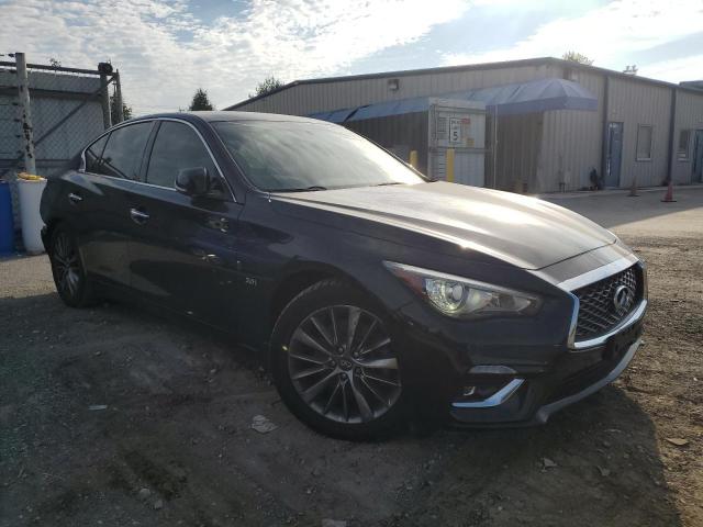 JN1EV7AR4JM432357 - 2018 INFINITI Q50 LUXE BLACK photo 4