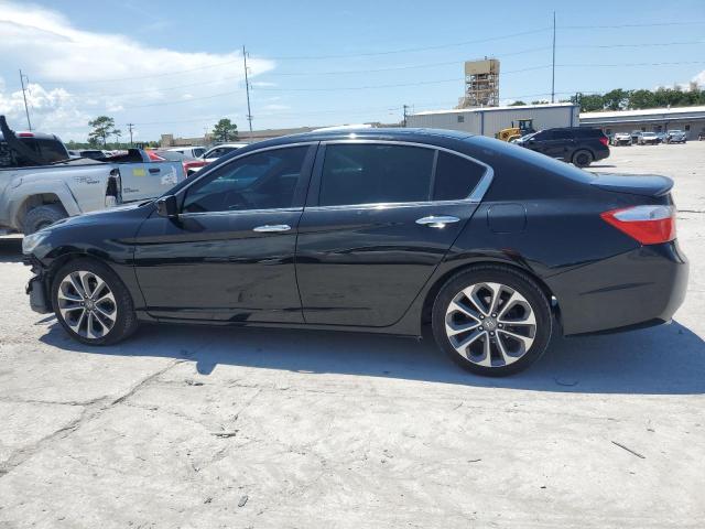 1HGCR2F55DA251096 - 2013 HONDA ACCORD SPORT შავი ფოტო 2