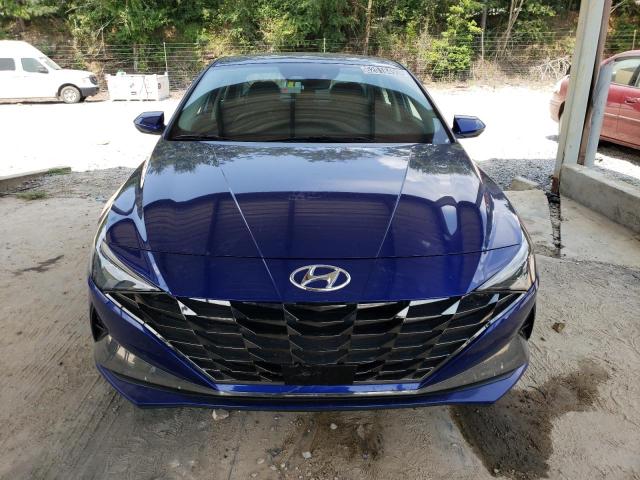 KMHLP4AG9MU143101 - 2021 HYUNDAI ELANTRA LIMITED BLUE photo 5