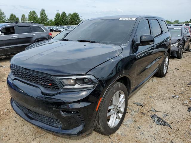 1C4RDJDGXNC182563 - 2022 DODGE DURANGO GT BLACK photo 1