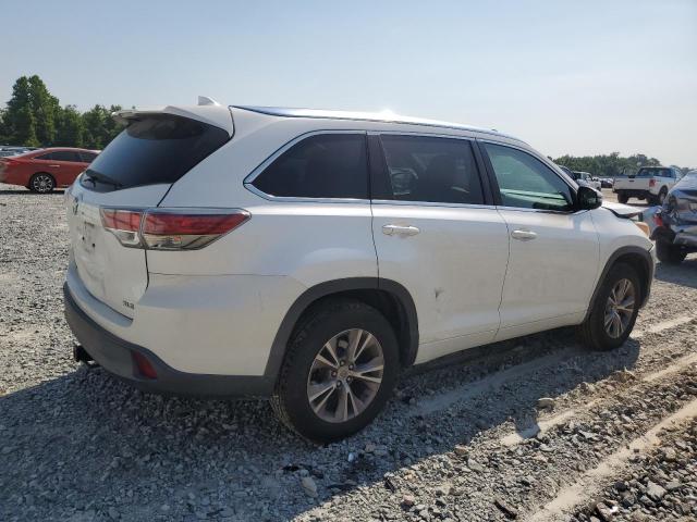 5TDKKRFH0FS054330 - 2015 TOYOTA HIGHLANDER XLE WHITE photo 3