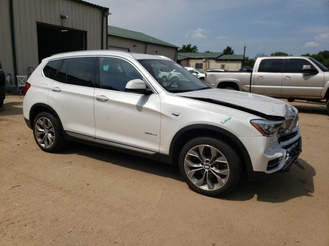 5UXWX9C3XH0W69063 - 2017 BMW X3 XDRIVE28I WHITE photo 4