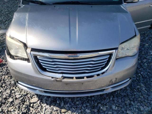 2C4RC1CG8ER469430 - 2014 CHRYSLER TOWN & COU TOURING L SILVER photo 12
