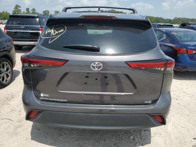 5TDGZRAH5MS524261 - 2021 TOYOTA HIGHLANDER XLE Մոխրագույն լուսանկար 6