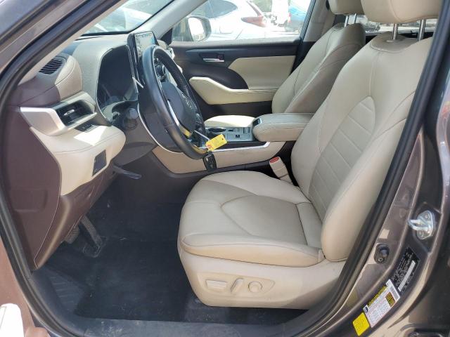 5TDGZRAH5MS524261 - 2021 TOYOTA HIGHLANDER XLE Մոխրագույն լուսանկար 7