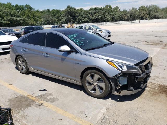 KMHE34L16GA021914 - 2016 HYUNDAI SONATA HYBRID SILVER photo 4