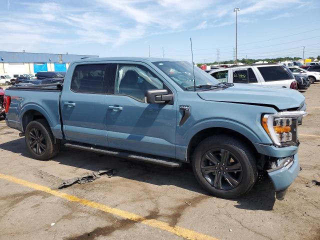 1FTFW1E82PKE59543 - 2023 FORD F150 SUPERCREW BLUE photo 4