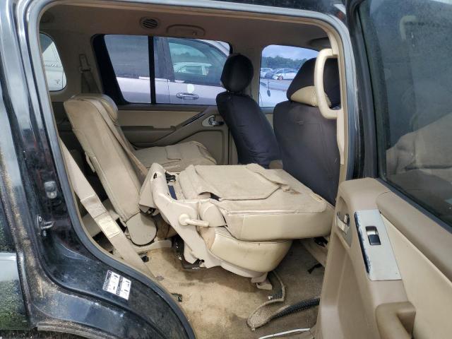 5N1AR18U16C641118 - 2006 NISSAN PATHFINDER LE BLACK photo 10