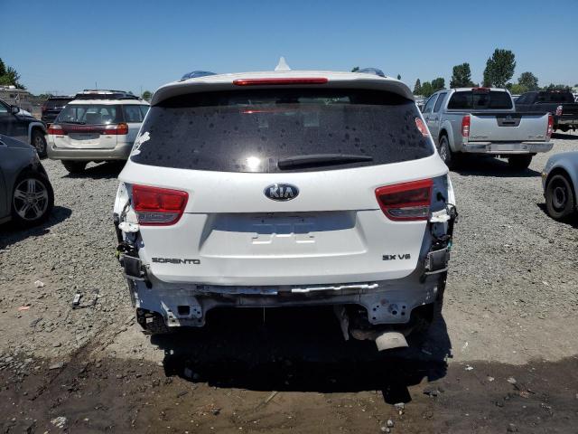 5XYPKDA55GG142665 - 2016 KIA SORENTO SX WHITE photo 6