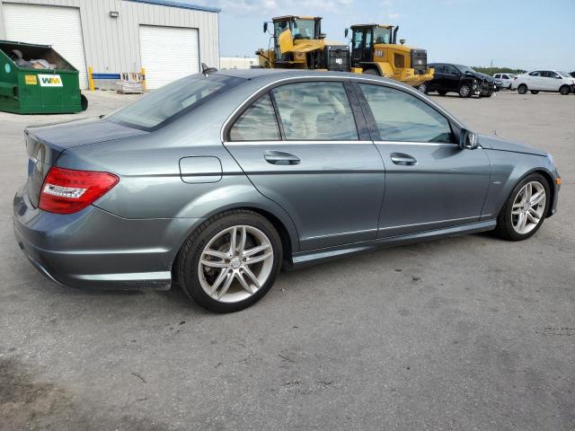 WDDGF4HB6CR200235 - 2012 MERCEDES-BENZ C 250 GRAY photo 3