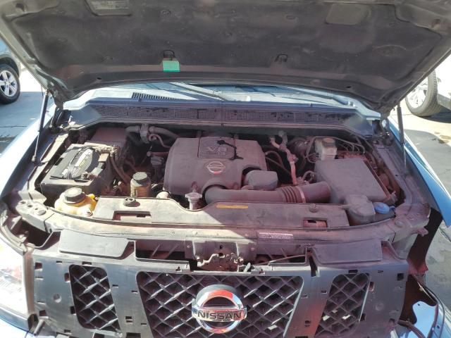 1N6BA0EDXBN302271 - 2011 NISSAN TITAN S GRAY photo 12