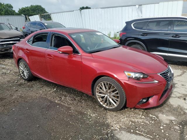 JTHCF1D28F5026644 - 2015 LEXUS IS 250 RED photo 4