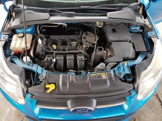 1FAHP3K23CL311994 - 2012 FORD FOCUS SE BLUE photo 11