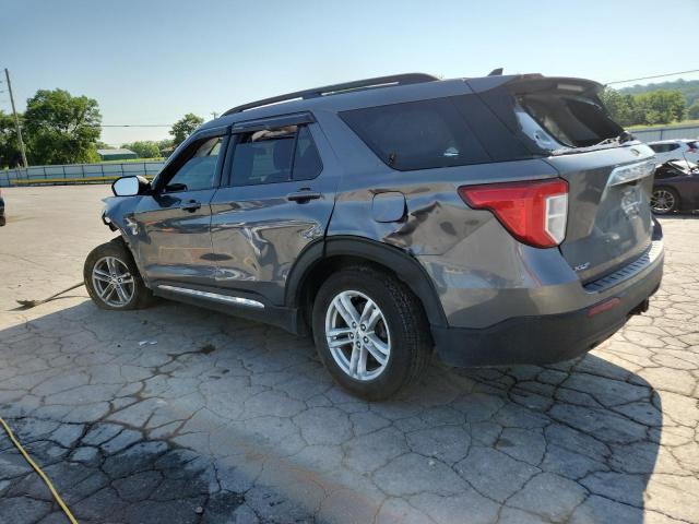 1FMSK8DH7MGB66395 - 2021 FORD EXPLORER XLT GRAY photo 2