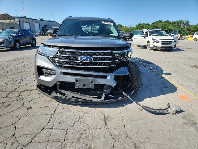 1FMSK8DH7MGB66395 - 2021 FORD EXPLORER XLT GRAY photo 5