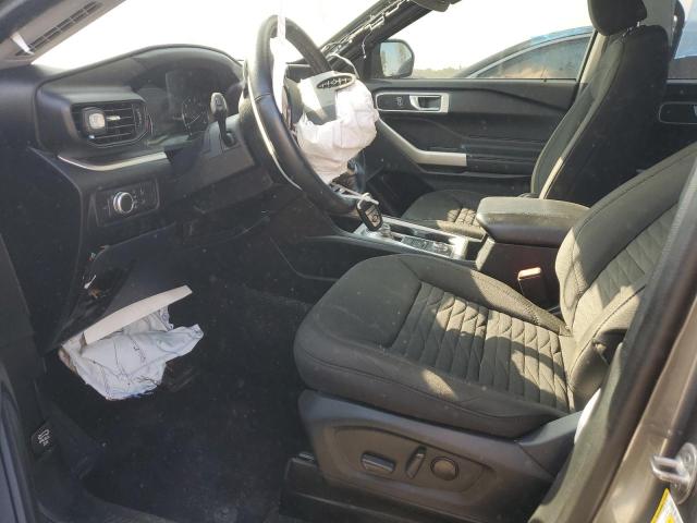 1FMSK8DH7MGB66395 - 2021 FORD EXPLORER XLT GRAY photo 7