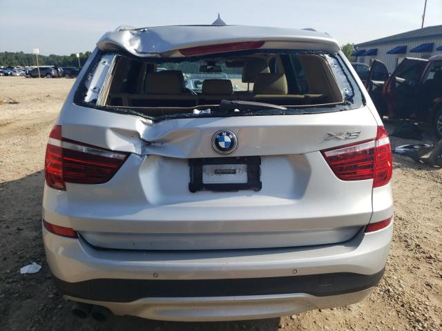 5UXWZ7C53F0M83099 - 2015 BMW X3 SDRIVE28I SILVER photo 6