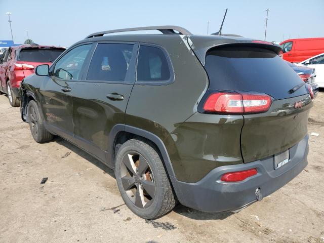 1C4PJLCS2GW362266 - 2016 JEEP CHEROKEE LATITUDE GREEN photo 2