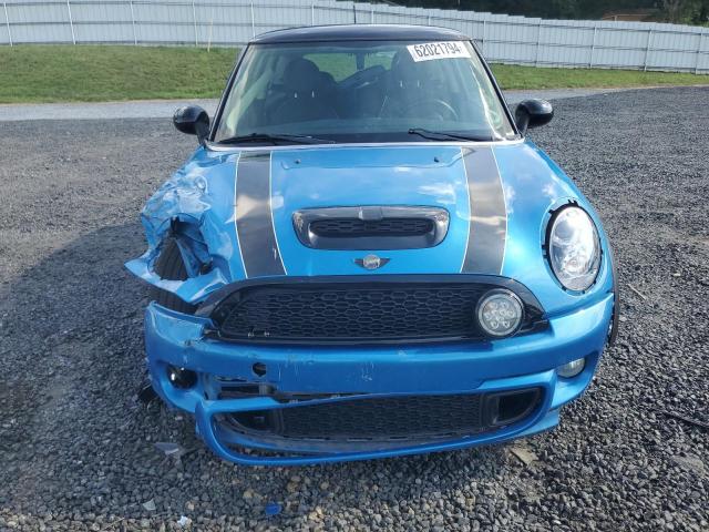 WMWSV3C54BTY20132 - 2011 MINI COOPER S BLUE photo 5