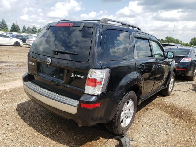 4M2CU29H98KJ24493 - 2008 MERCURY MARINER HEV BLACK photo 3