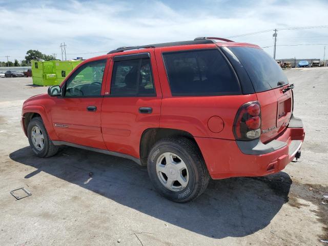 1GNDS13SX22496325 - 2002 CHEVROLET TRAILBLAZE RED photo 2