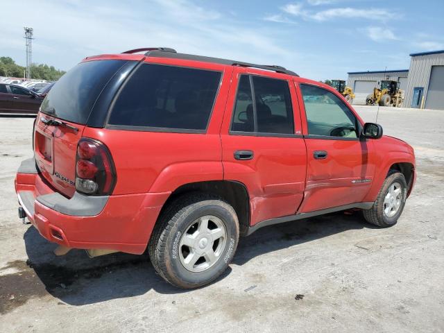 1GNDS13SX22496325 - 2002 CHEVROLET TRAILBLAZE RED photo 3