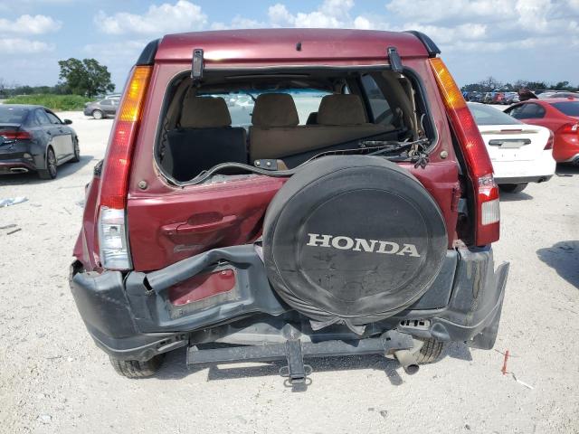 JHLRD78822C080453 - 2002 HONDA CR-V EX BURGUNDY photo 6