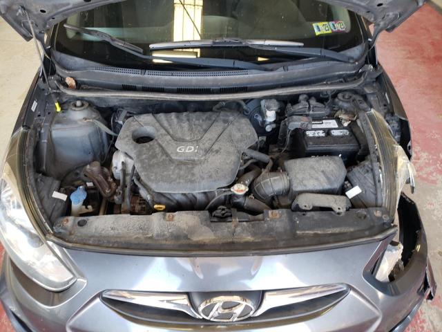 KMHCT5AEXDU060440 - 2013 HYUNDAI ACCENT GLS GRAY photo 11