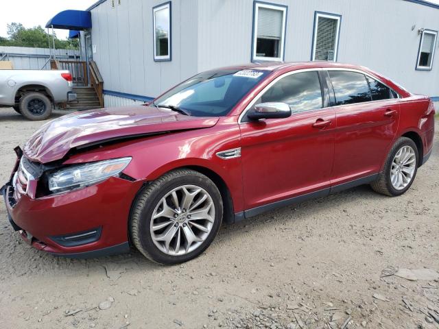 1FAHP2F85DG138742 - 2013 FORD TAURUS LIMITED RED photo 1