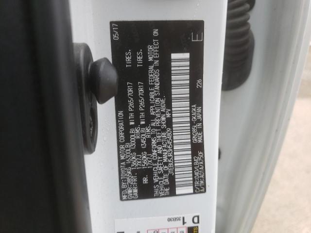 JTEBU5JR3H5454809 - 2017 TOYOTA 4RUNNER SR5/SR5 PREMIUM 白色 照片 13