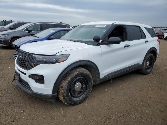 1FM5K8AWXNNA03690 - 2022 FORD EXPLORER POLICE INTERCEPTOR WHITE photo 1