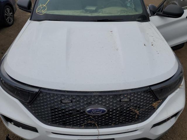 1FM5K8AWXNNA03690 - 2022 FORD EXPLORER POLICE INTERCEPTOR WHITE photo 12
