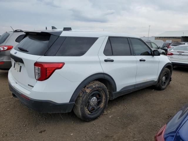 1FM5K8AWXNNA03690 - 2022 FORD EXPLORER POLICE INTERCEPTOR WHITE photo 3