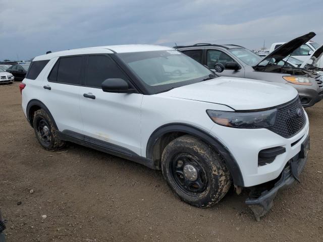 1FM5K8AWXNNA03690 - 2022 FORD EXPLORER POLICE INTERCEPTOR WHITE photo 4