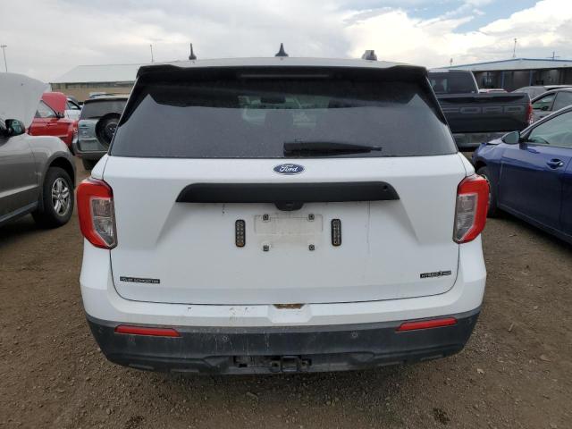 1FM5K8AWXNNA03690 - 2022 FORD EXPLORER POLICE INTERCEPTOR WHITE photo 6