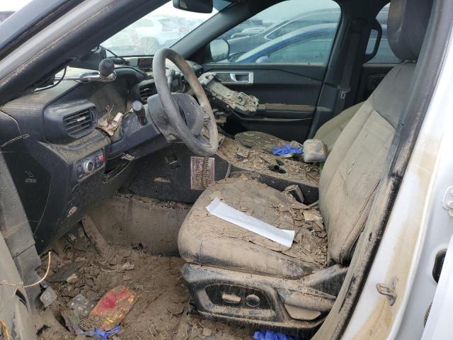 1FM5K8AWXNNA03690 - 2022 FORD EXPLORER POLICE INTERCEPTOR WHITE photo 7