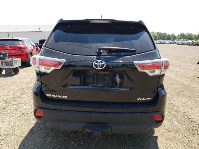 5TDJKRFH8FS137645 - 2015 TOYOTA HIGHLANDER XLE Qara foto 6